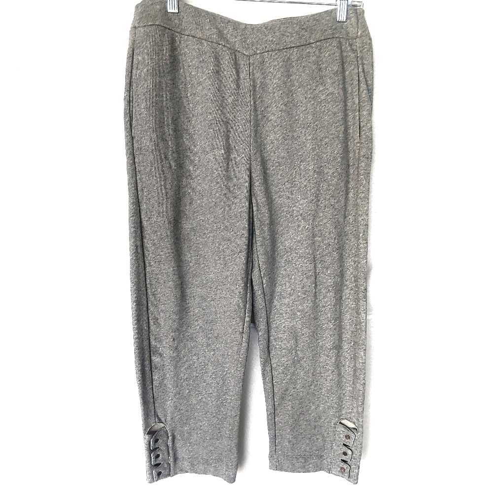 Soft Surroundings High-rise Button Sweatpants